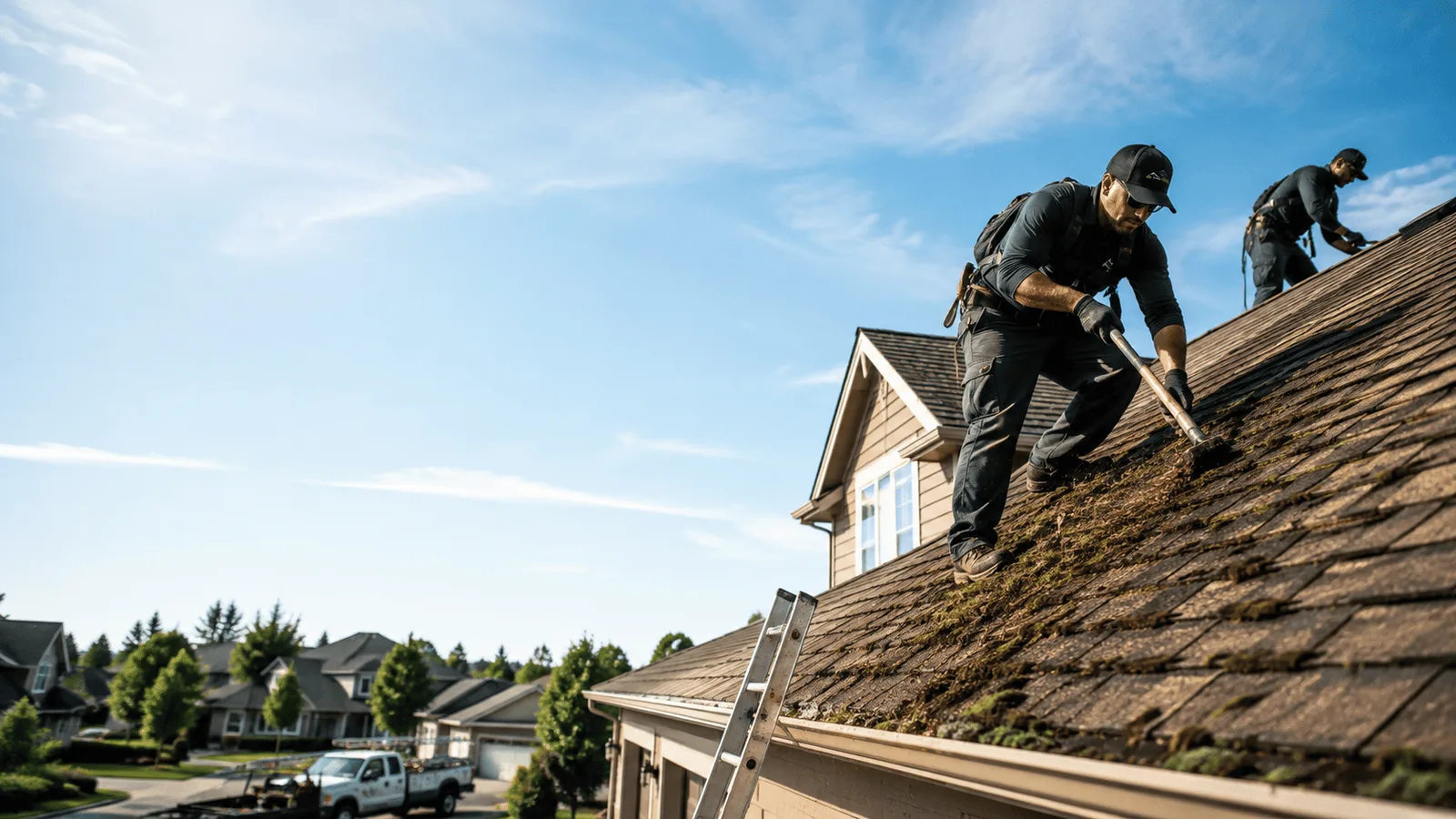 Roof Moss Removal in Brimfield, IL near me